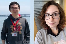 2019 - 2020 Fischell Fellows Ashley Chapin and Dongyi Wang 